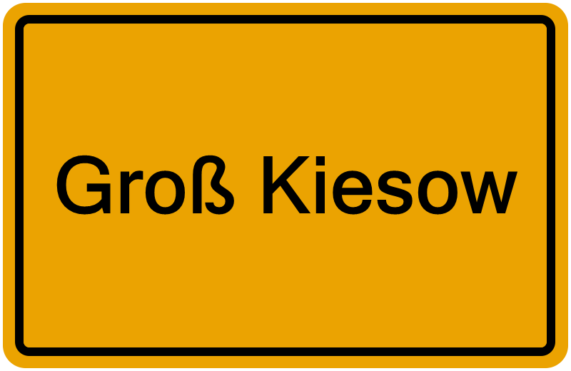 Handelsregister Groß Kiesow